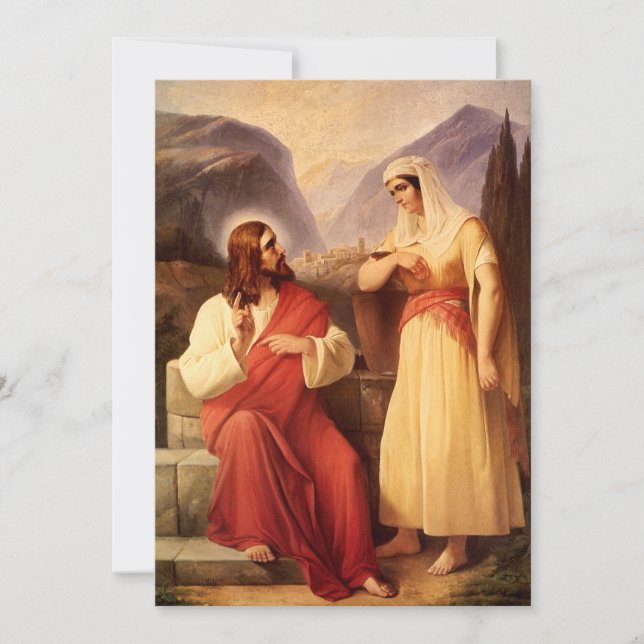 Cristo e a Samaritana por Christian Schleisner (Frente)