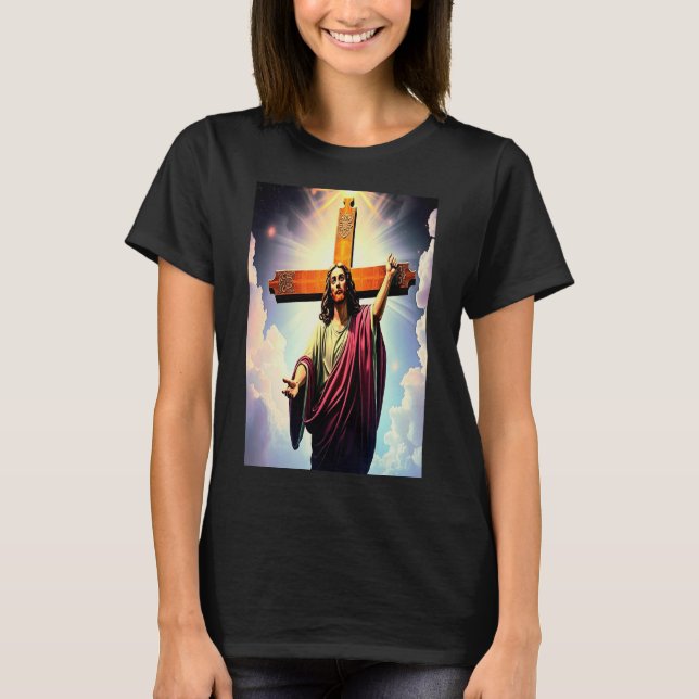 Cristo E Camiseta Cruzada (Frente)