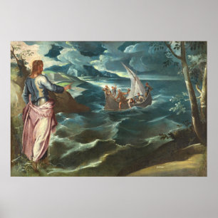 Cristo Galilee - Jacopo Tintoretto Fine Art Poster