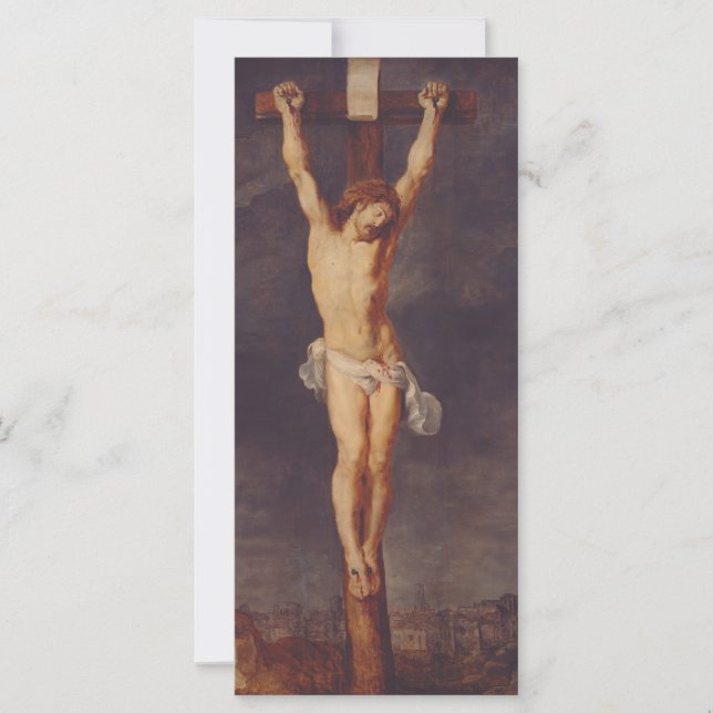Cristo morto na cruz por Peter Paul Rubens Arte (Frente)