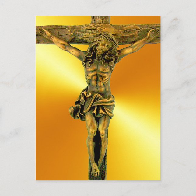 Cristo no Cartão postal cruzado (Frente)