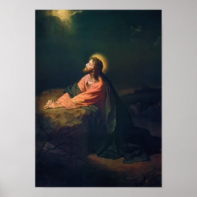 Cristo no Jardim, poster (Frente)