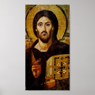Cristo o impressão do poster do salvador