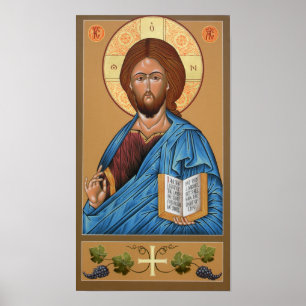 Cristo o poster do Luz-doador