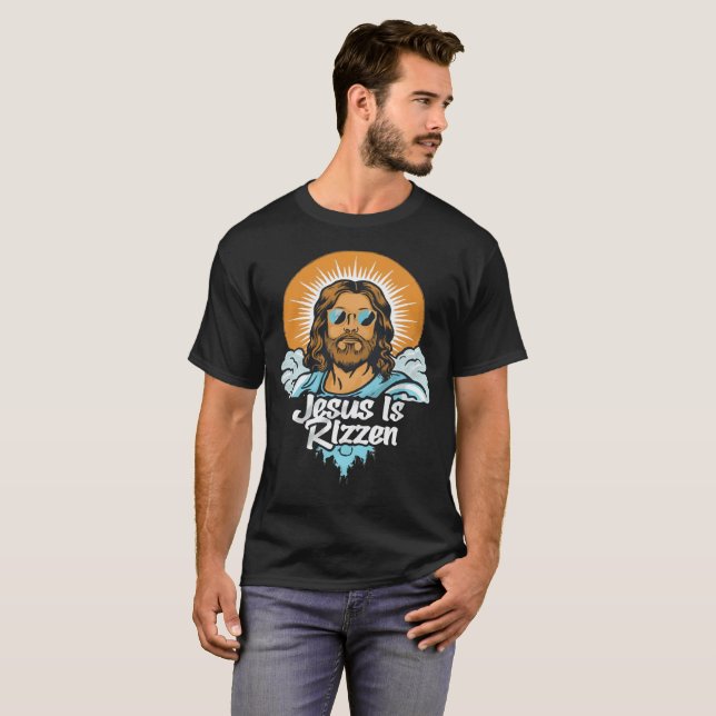 Cristo Rizzin: Páscoa Swag T-Shirt (Frente Completa)