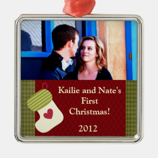 Cristo Verde / Branco Personalizado de Ornamentos 