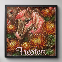 Crítemos Florais do Autumn Horse Personalizados