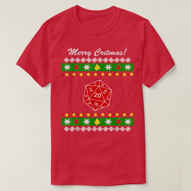 Critmas de feliz Suéteres de Natal Feios 243 (Frente do Design)
