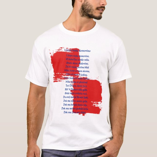 Croácia - Lijepa naša domovino T-Shirt (Frente)