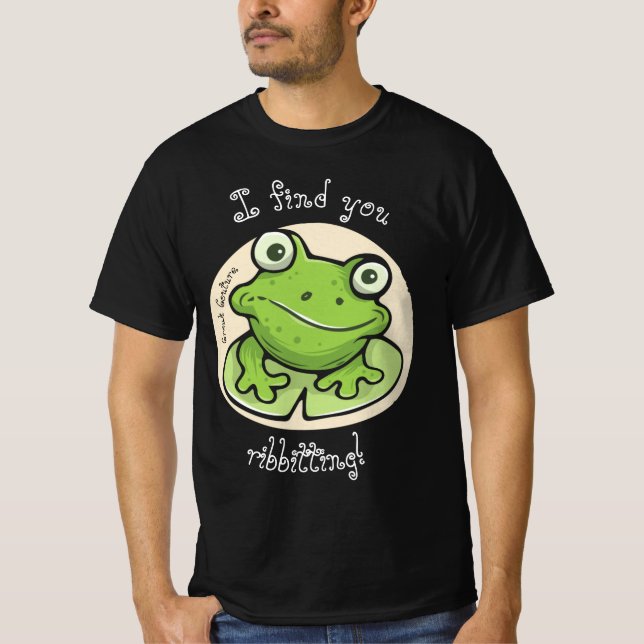 Croak Couture, "Encontra-te a chorar!", T-Shirt (Frente)