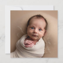 Crochet Personalizado Novo Cartão De Bebê.Nova Men