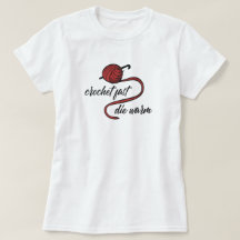 Crochet Vermelho Rápido, T-Shirt Quente