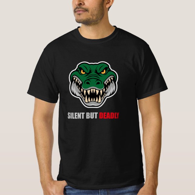 Crocodile Deadly Beast MMA T-Shirt (Frente)