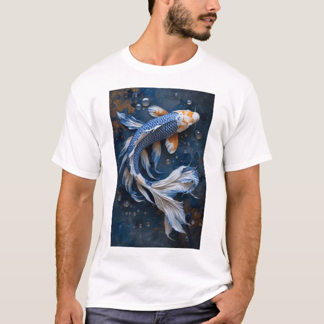 Crocodilo Adorável Voando no Céu Camiseta Engraçad (Frente)