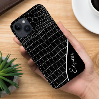 Crocodilo Preto Personalizado