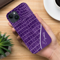 Crocodilo Roxo Personalizado