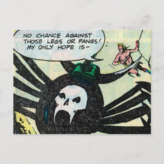 Crom e o Deus Aranha do AKKA Cartão Postal nº 3 de (Frente)