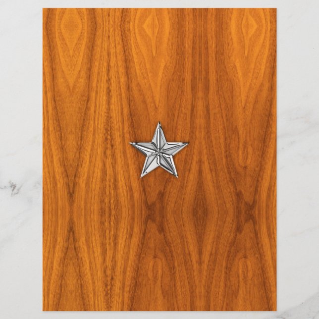 Cromo Como Estrela Náutica no Vendedor de Teak (Frente)