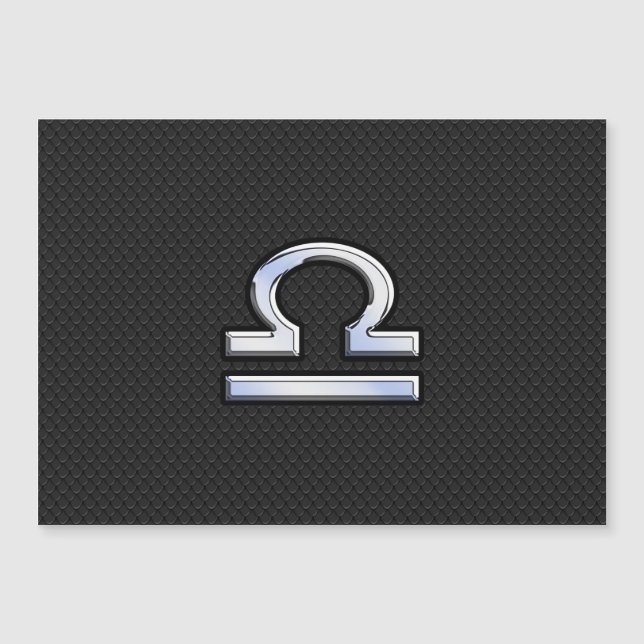 Cromo Como Libra Zodiac Símbolo Cobra de Decoração (Frente)