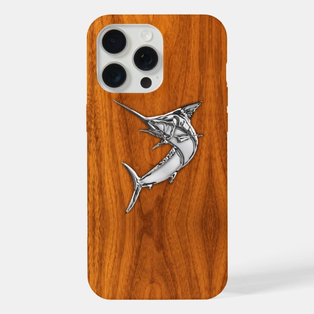 Cromo Como Marlin em Decoração de Teca (Verso)