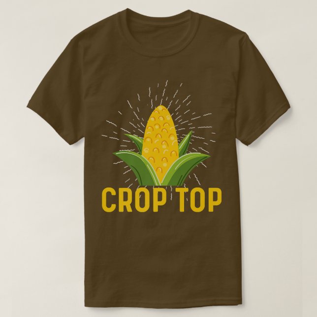 Crop Top Corn Healthy Vegetable  (Frente do Design)
