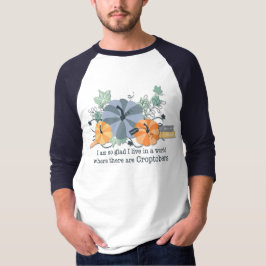Croptoberfest 3/4 Camisa de Capa Raglan Unisex