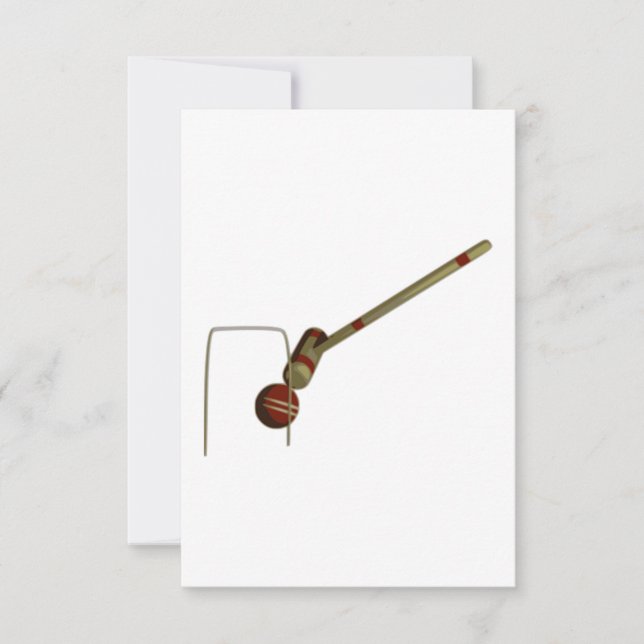 Croquet Mallet and Balls (Frente)