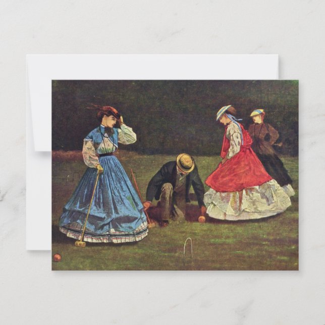 Croquet Por Homer Winslow (Melhor Qualidade) (Frente)