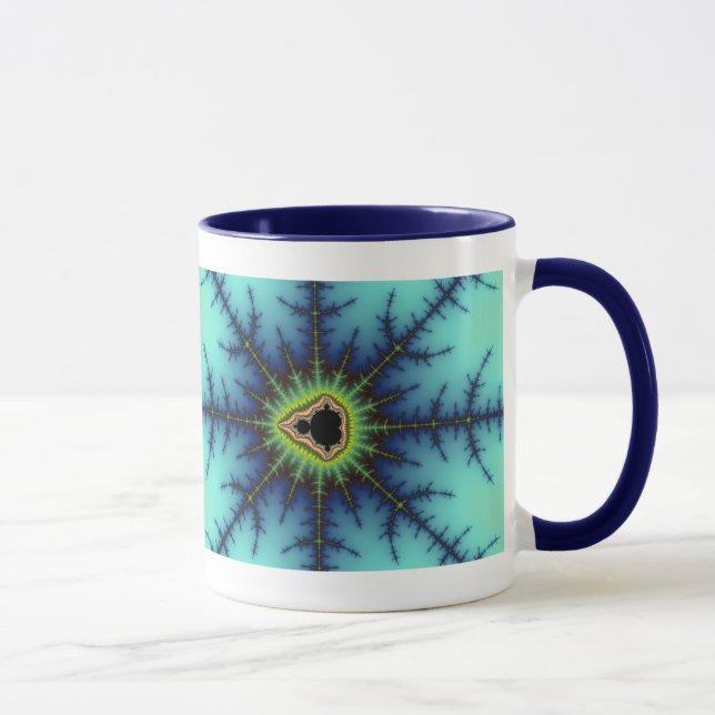 Crosshairs - caneca do Fractal (Direita)