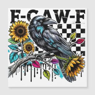 Crow Raven F-CAW-F Halloween Engraçado