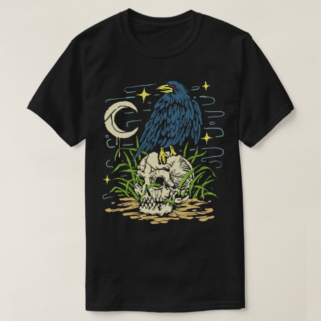 Crow Top Skull (Frente do Design)