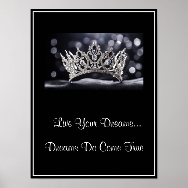 Crown Live Your Dreams Poster (Frente)