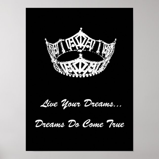 Crown Live Your Dreams Poster (Frente)