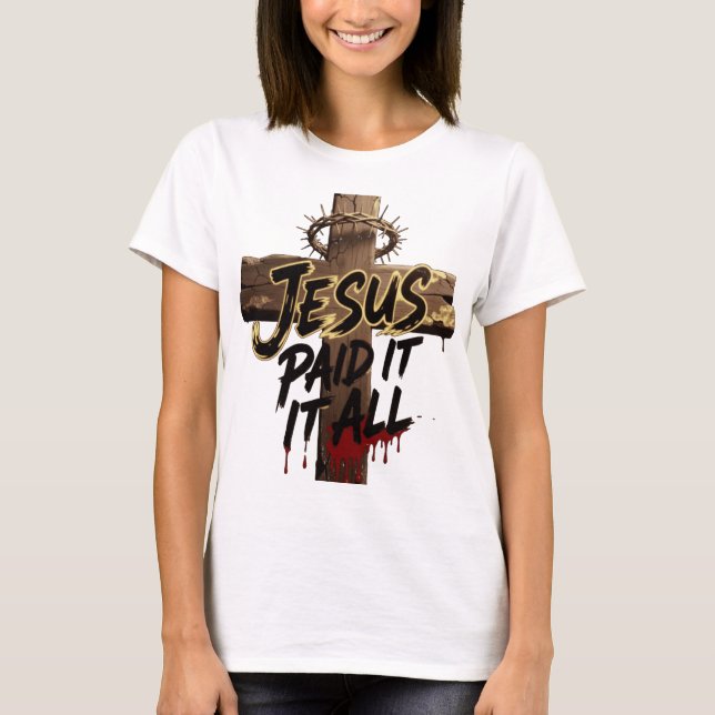 Crown of Thorns Jesus Shirt – Christian T-Shirt (Frente)