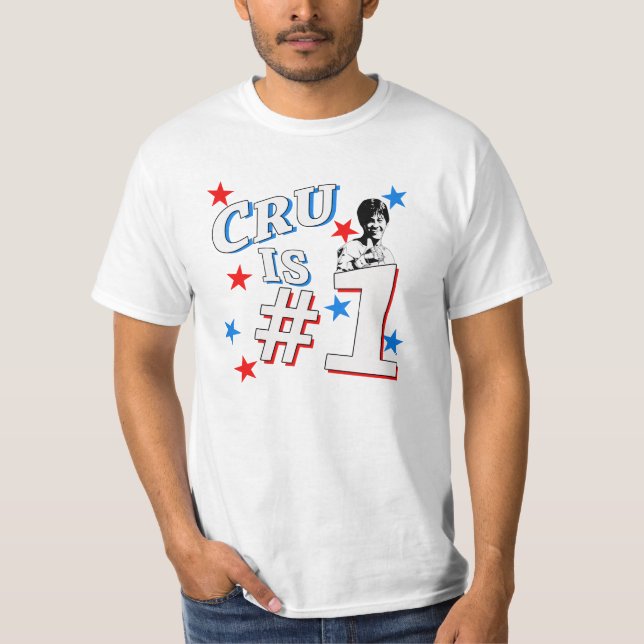 "Cru é" camisa do valor #1 (Frente)