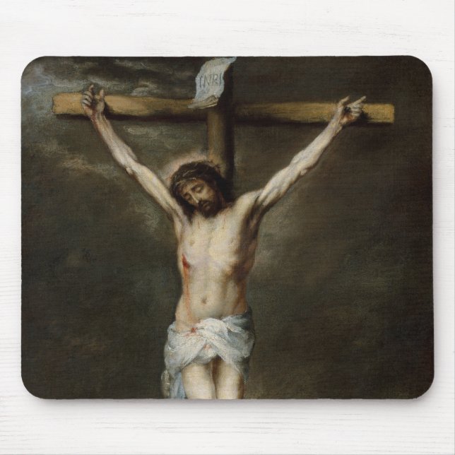 Crucificação de Jesus Mouse Pad (Frente)