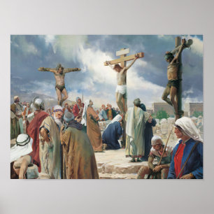 Crucificação por Carl Bloch Impressão
