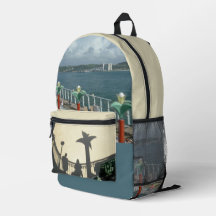 Cruise Trip por toda a mochila impressa