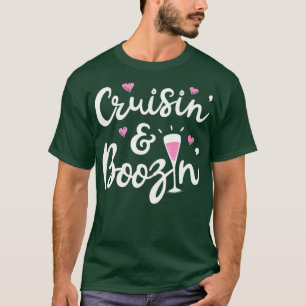 Cruisin E Boozin T-shirt Cruzeiros Navio De Cruzei