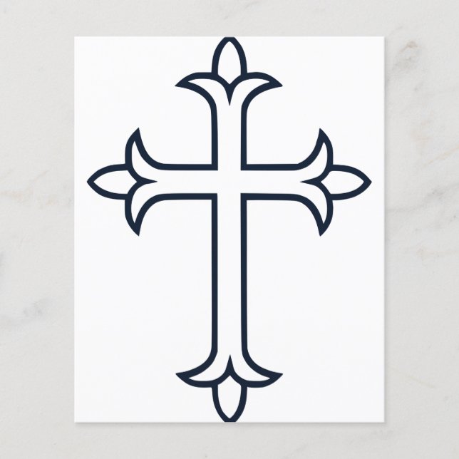 Cruz cristã típica (Frente)