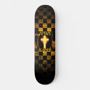 Cruz de Jesus é Senhor skateboard