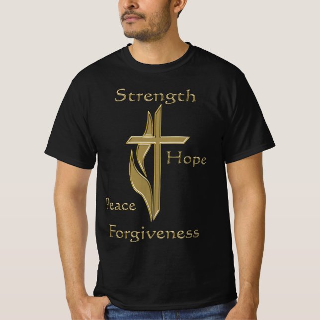 Cruz de T-shirts cristãs (Frente)