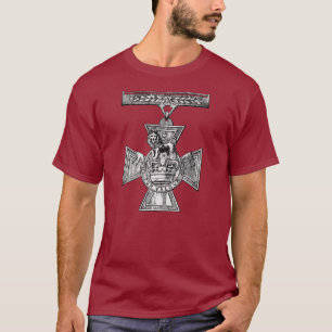 Cruz de Victoria para o t-shirt da valentia