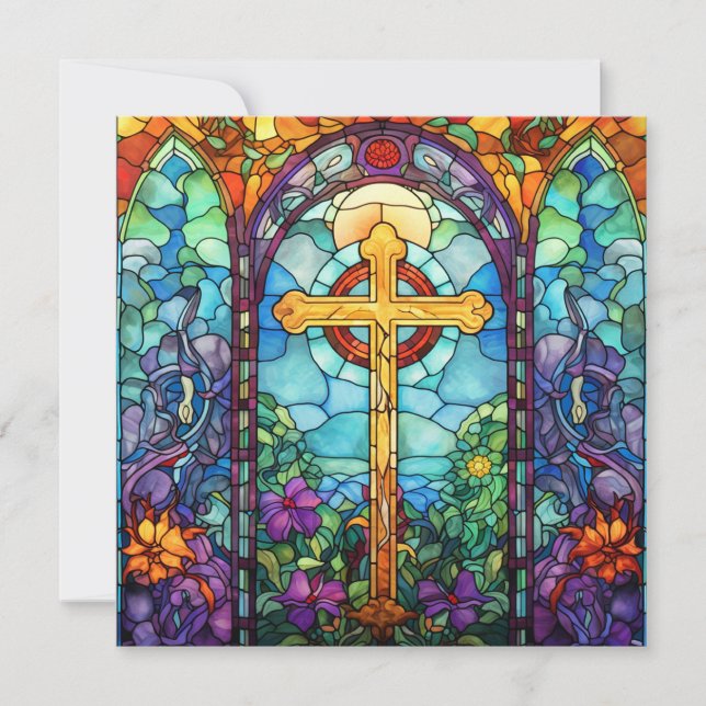 cruz de vidro contida (Frente)