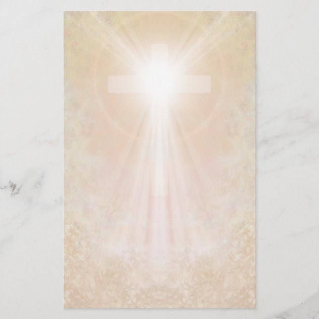 Cruz em artigos de papelaria Dourados (Frente)