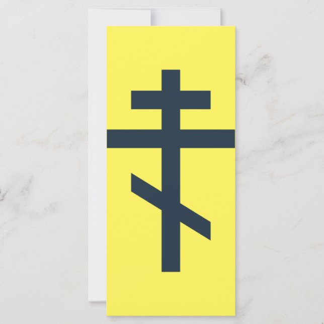 Cruz ortodoxa russa (Frente)