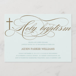 CRUZAMENTO AZUL E MARIDO CONVITE BAPTISMO