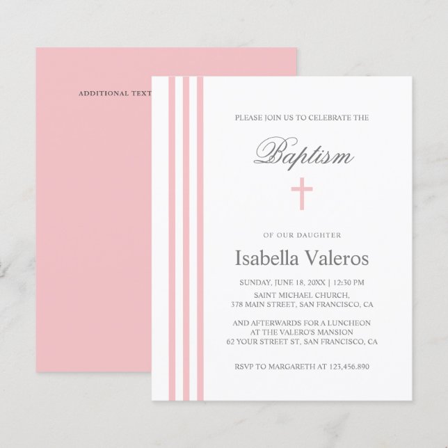 Cruzamento Cinzento-Vertical, Cinzenta-Rosa, BAPTI (Frente/Verso)