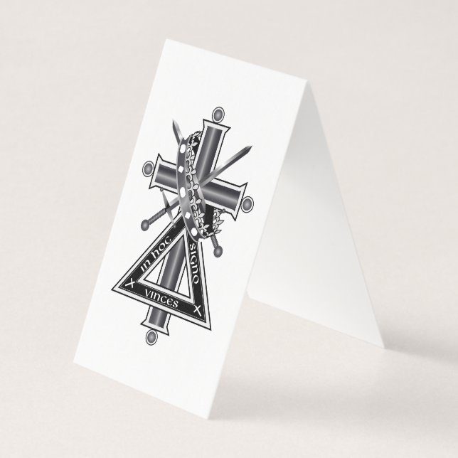 Cruzamento freemasônico (Verso)