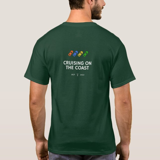 Cruzamento na costa... T-Shirt 2021 de outubro (Verso)
